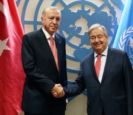 Cumhurbaşkanı Erdoğan, Birleşmiş Milletler Genel Sekreteri Guterres ile görüştü