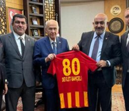 Kayserispor’dan MHP lideri Bahçeli’ye ziyaret