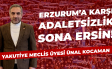 Ünal Kocaman: Erzurumspor’a Yapılan, Erzurum’un Onuruna Yapılmıştır!