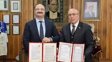 Atatürk Üniversitesi ile Türk Dünyası Mühendisler ve Mimarlar Birliği Arasında İş Birliği Protokolü İmzalandı